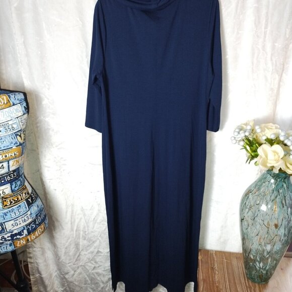 J.Jill pullover cowl neck wear ever collection maxi dress. - Picture 4 of 4